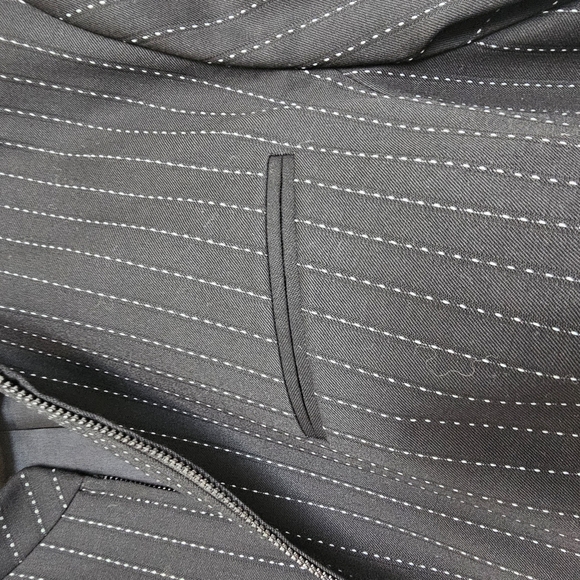 Dana Buchman Black Pinstripe Jacket - Picture 3 of 6